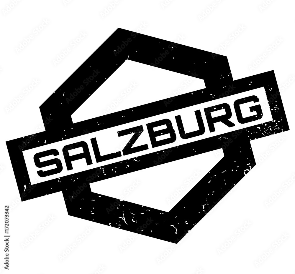Obraz premium Salzburg rubber stamp. Grunge design with dust scratches. Effects can be easily removed for a clean, crisp look. Color is easily changed.