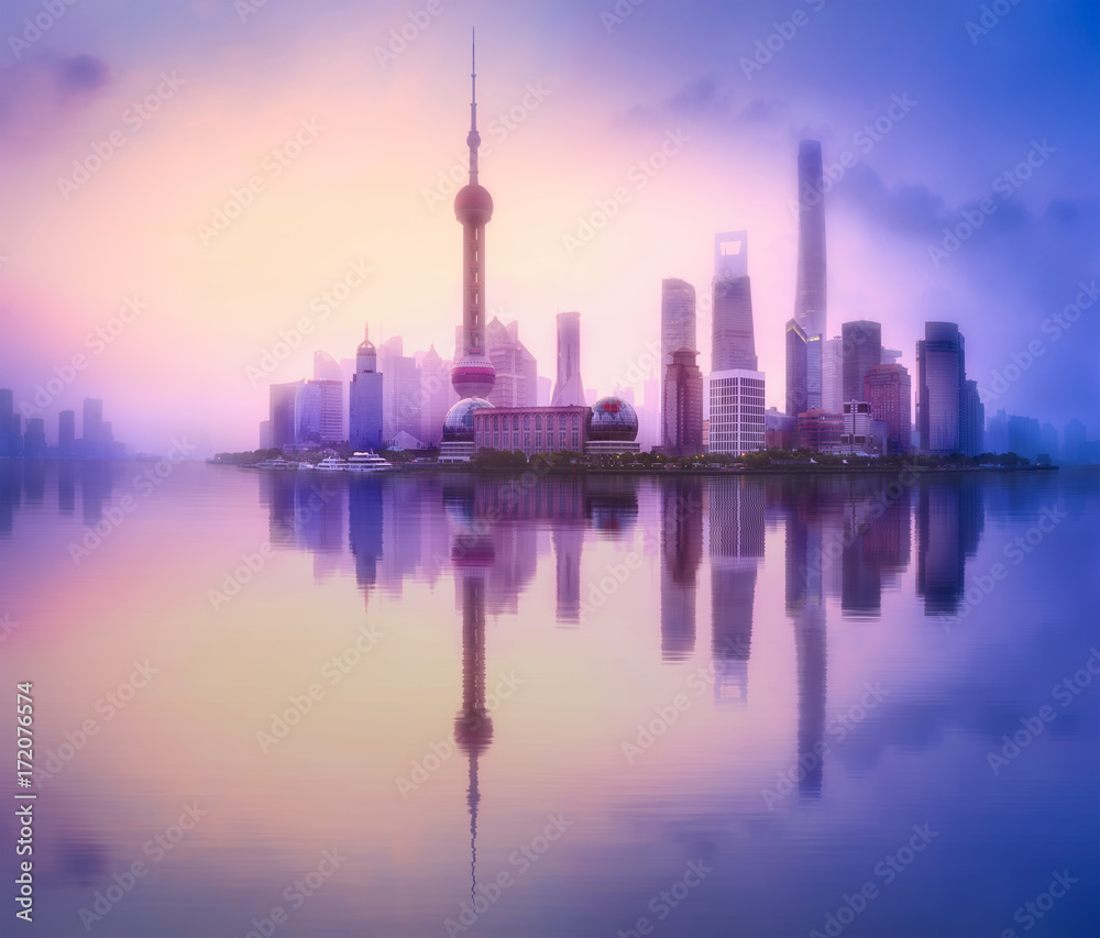 Shanghai skyline cityscape