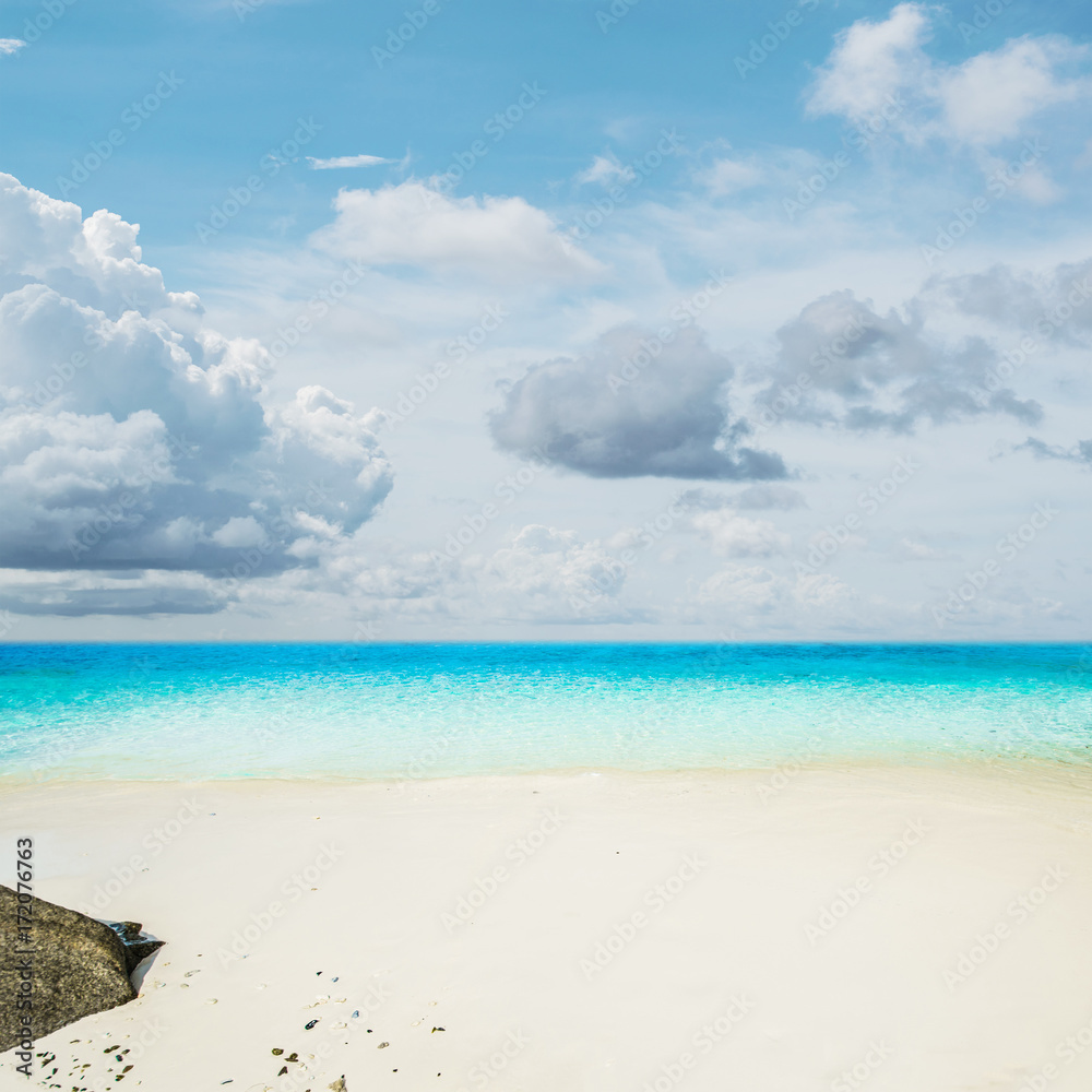 Fototapeta premium Idyllic beach outdoor landscape