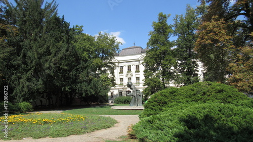 Jardin public à Brno en république tchèque.