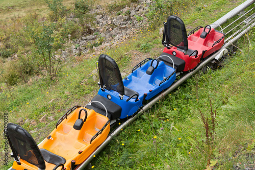 Obraz na plátně toboggan run