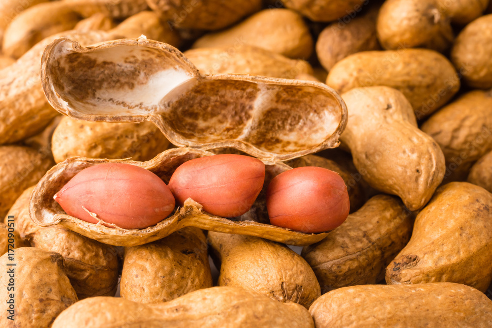 Close up of Peanuts background. Close up of Peanuts background.