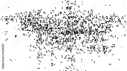 Wallpaper Mural World map from circle formation, alpha channel. 3d render Torontodigital.ca