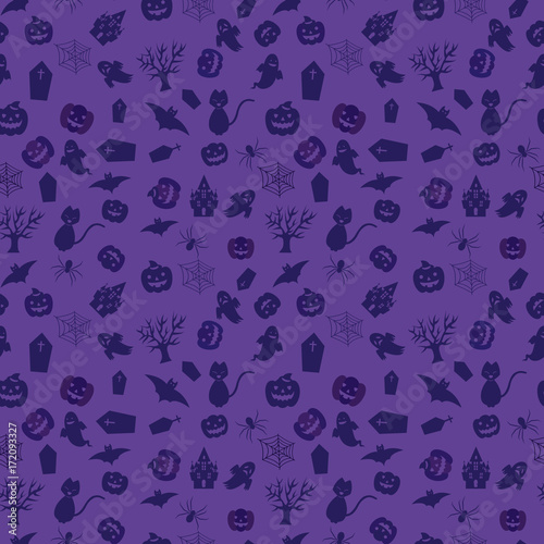 Background pattern studded Halloween items