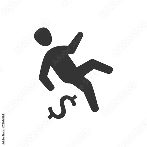 Business Falling Icon