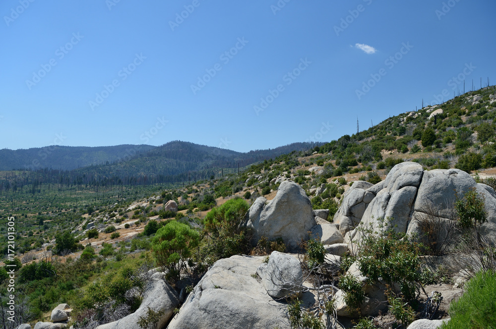 Mountain landscape in Yosemite National Park, California, USA Mountain landscape in Yosemite National Park, California, USA