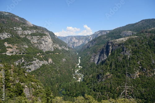 Mountain landscape in Yosemite National Park, California, USA