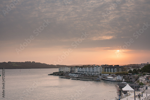 Plymouth Sound sunset