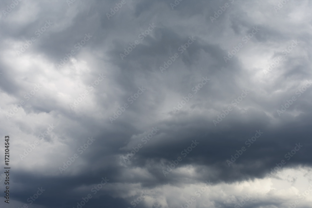 Dark clouds - big storm