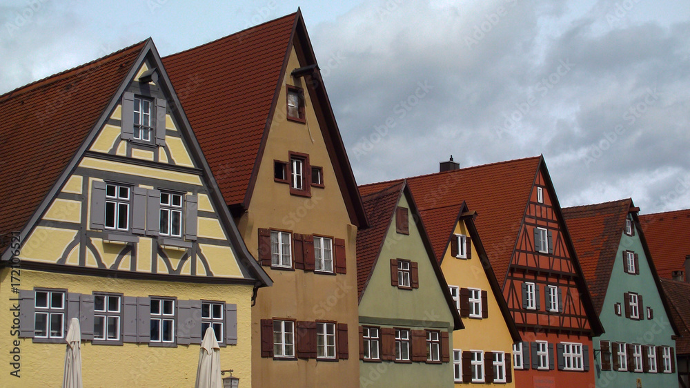 Dinkelsbühl Mittelalterliche Häuser