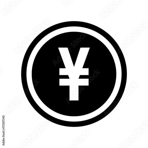 Coin Yen, Currency Yen coin symbol