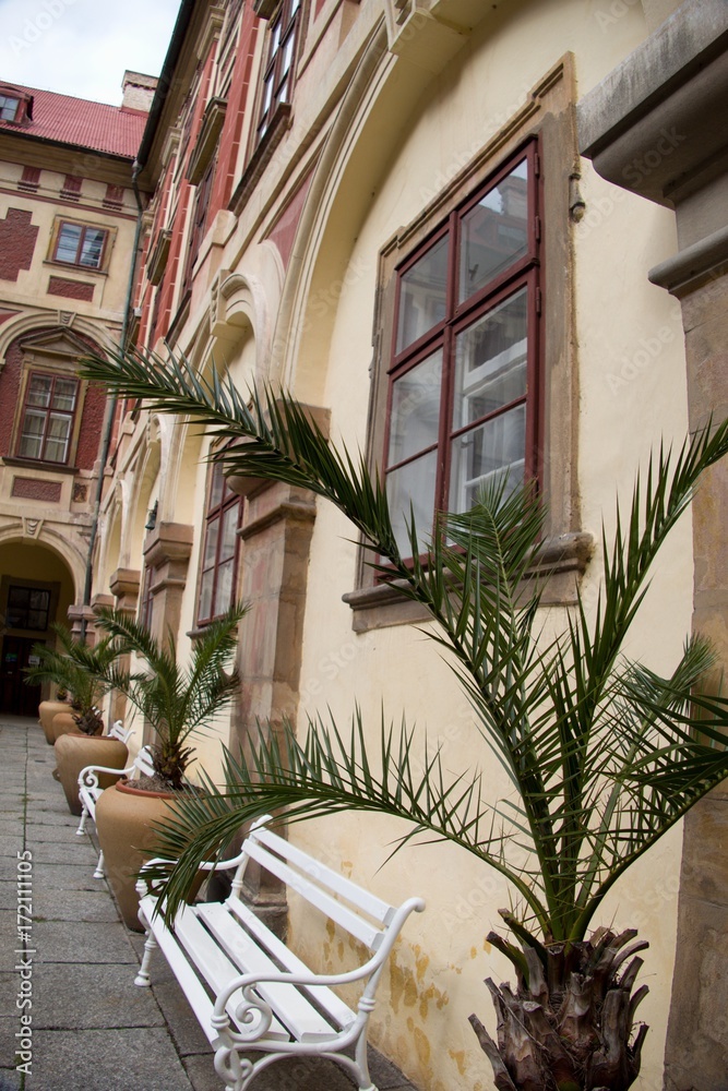 Fototapeta premium historical chateau with garden and park in Libochovice