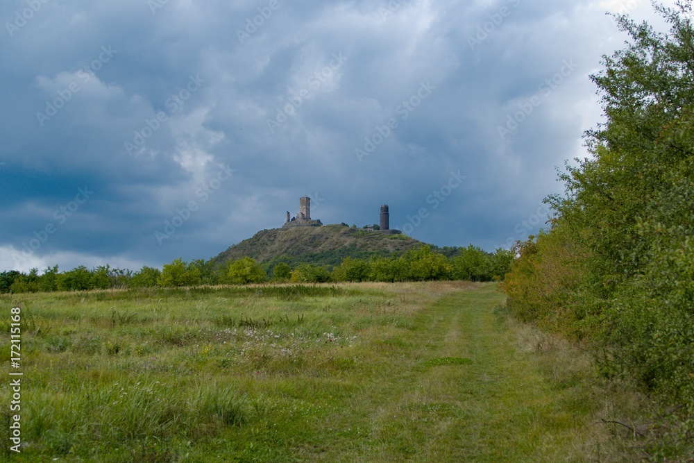 castle ruin Haznburk in central bohemia