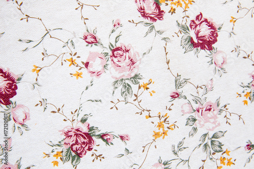 Vintage floral fabric
