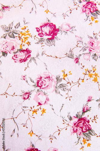 Vintage floral fabric