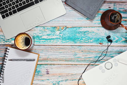 Wallpaper Mural Freelance designer or illustrator working place Torontodigital.ca