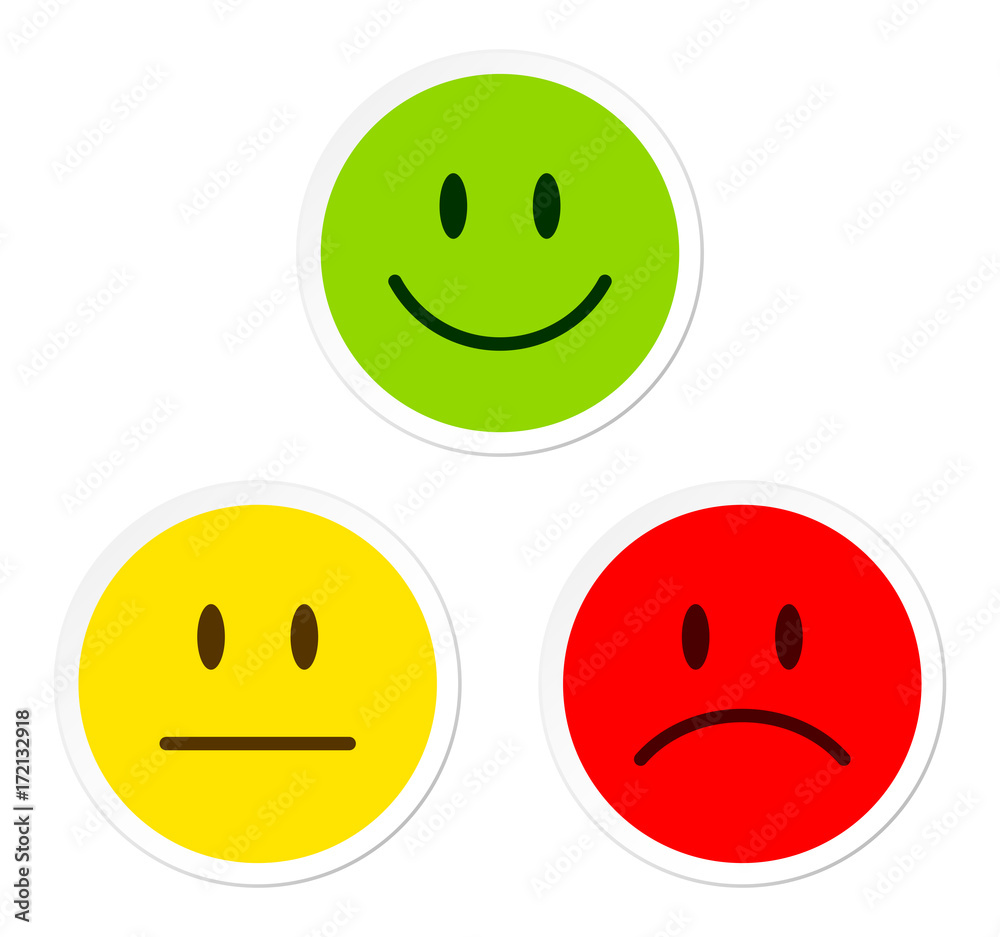 Mood Faces Green/Yellow/Red Triangle Mood Faces Green/Yellow/Red Triangle