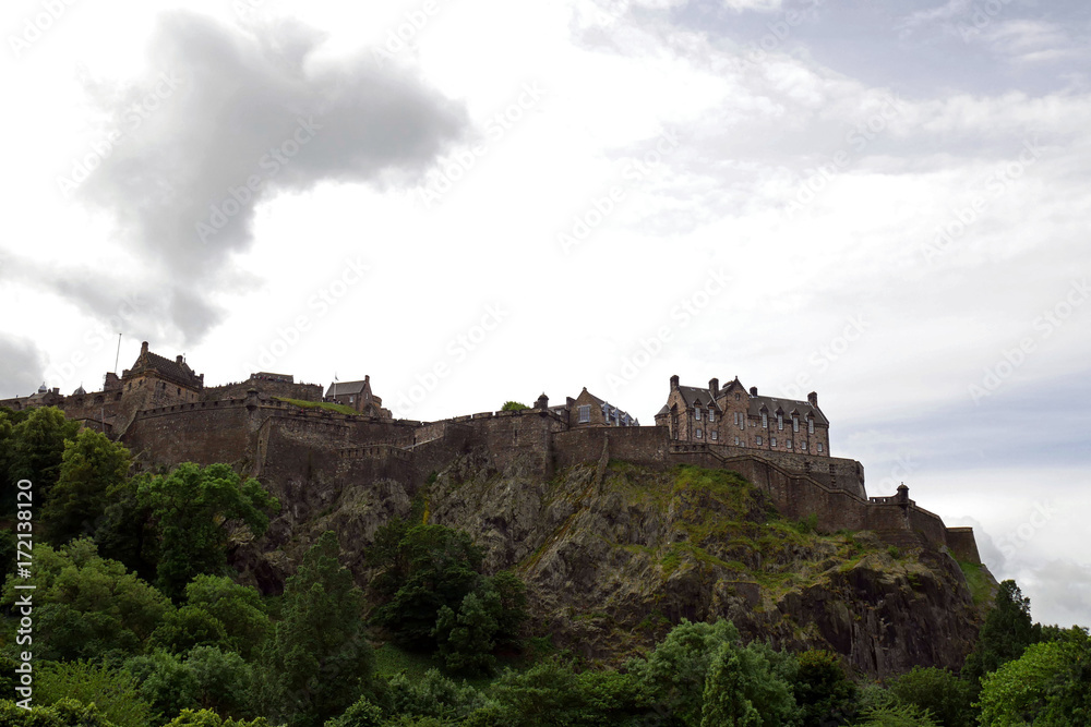 Edinburgh Castle in Edinburgh, Scotland, UK.