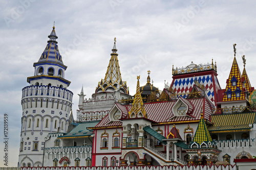 Izmailovo Kremlin in Moscow, Russia.
