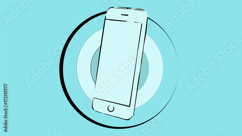 Téléphone esquissé