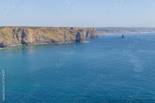 Cliffs and ocean in Arrifana