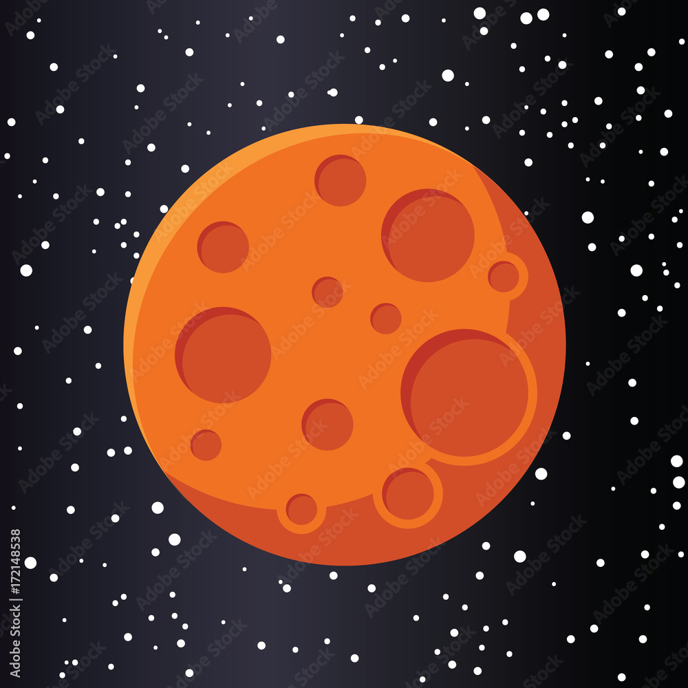 red planet mars in space red planet mars in space