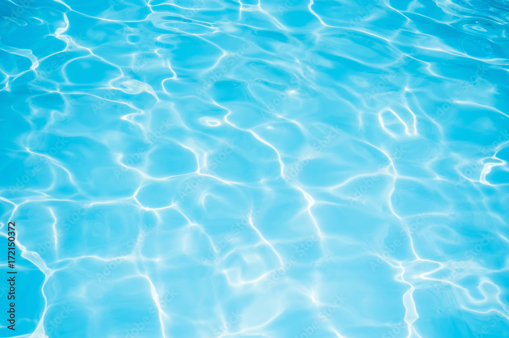 Blue water surface in swimming pool for background Blue water surface in swimming pool for background