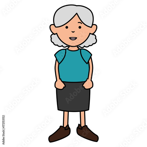 grandmother avatar character icon