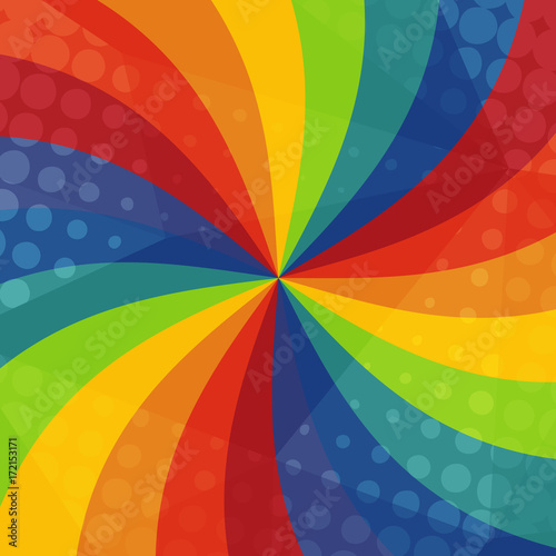 abstract rainbow ray texture festive background