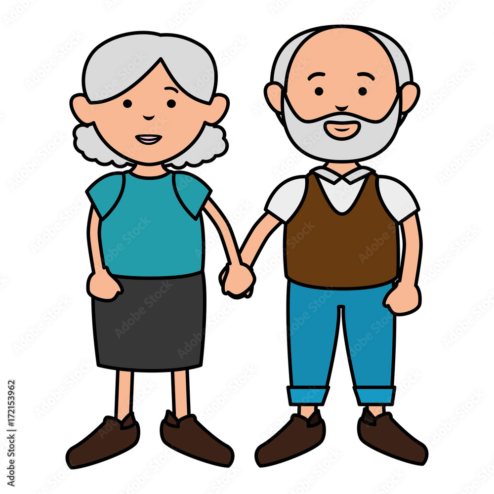 grandparents couple avatars characters