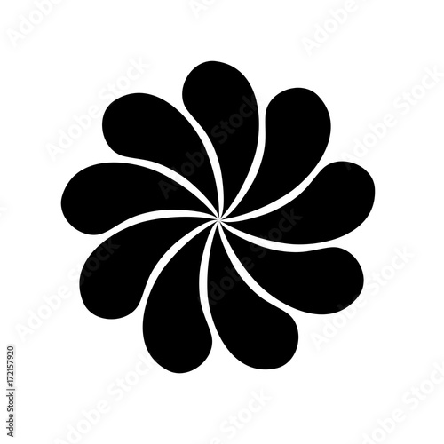 japanese flower shape icon