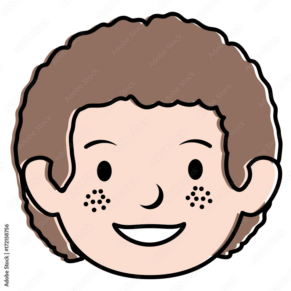 young man head avatar character young man head avatar character