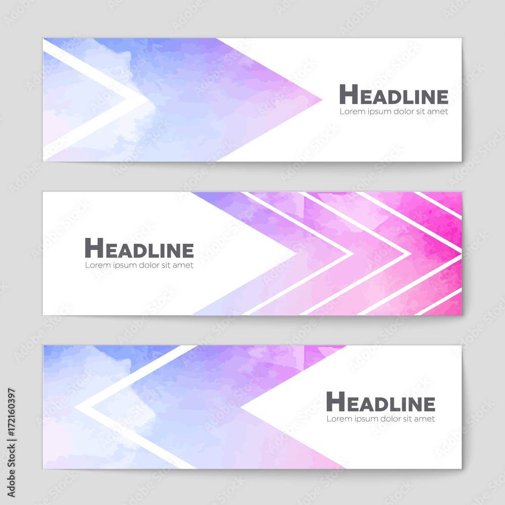 Fototapeta premium Abstract vector layout background set. For art template design, list, front page, mockup brochure theme style, banner, idea, cover, booklet, print, flyer, book, blank, card, ad, sign, sheet,, a4.