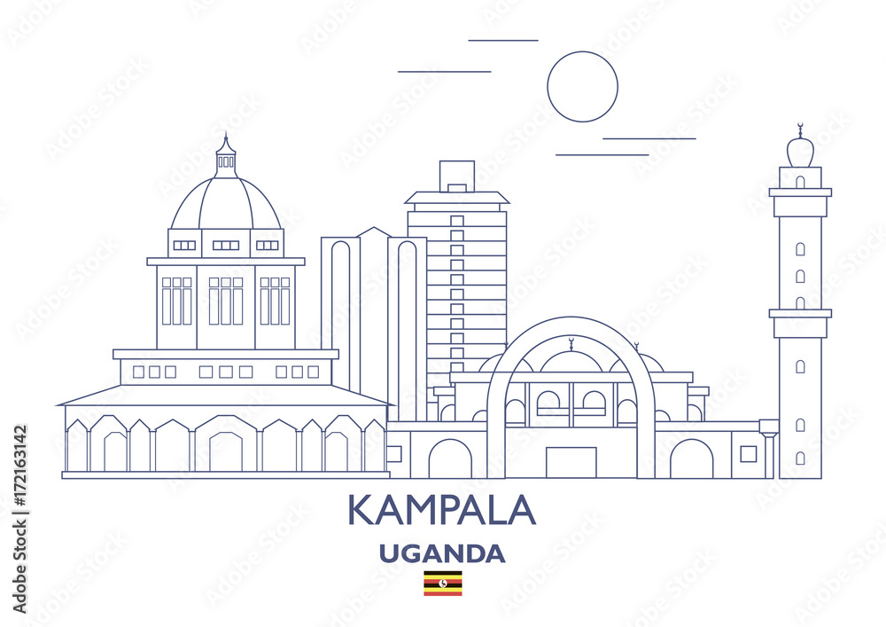 Kampala City Skyline, Uganda