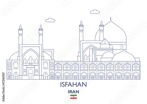 Isfahan City Skyline  Iran
