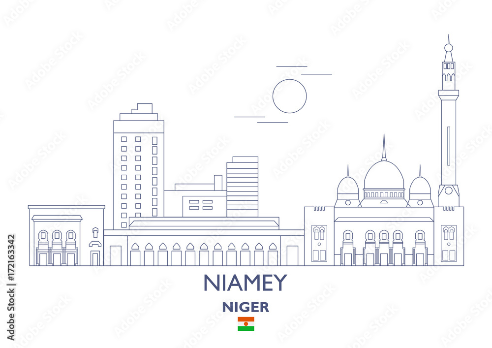Niamey City Skyline, Niger