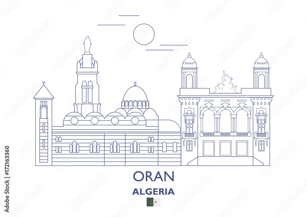 Oran City Skyline, Algeria