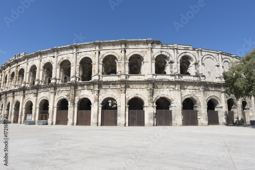 The city of Nimes in the south of France