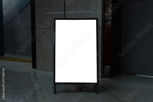 Large blank billboard on a street wall  banners with room to add your own text