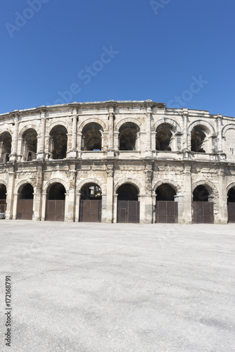 The city of Nimes in the south of France