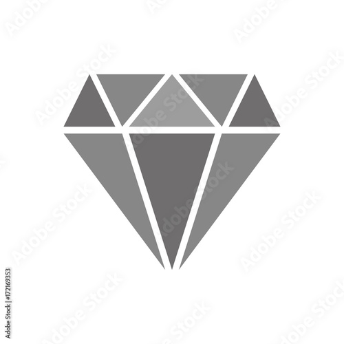 diamond with shades of gray