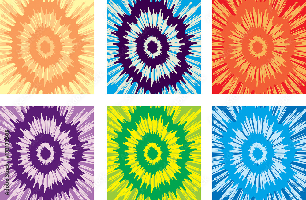 Tie-dye Pattern Tie-dye Pattern