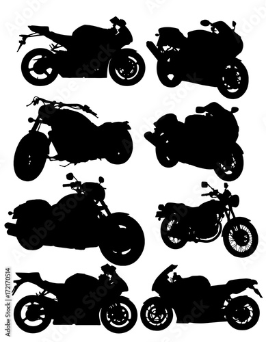 Motorcycle Silhouettes