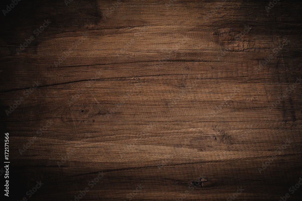 Obraz premium Old grunge dark textured wooden background,The surface of the old brown wood texture