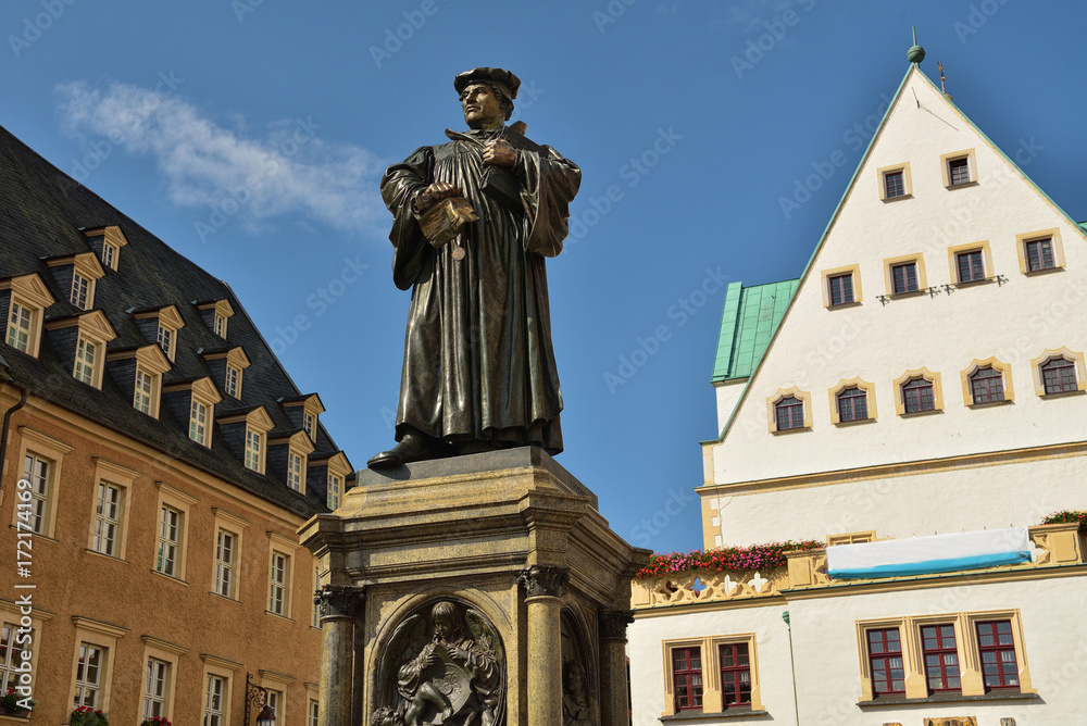 Lutherdenkmal in Lutherstadt Eisleben 