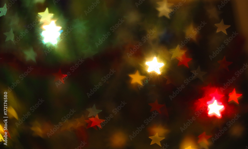 Blurred Stars of Christmas