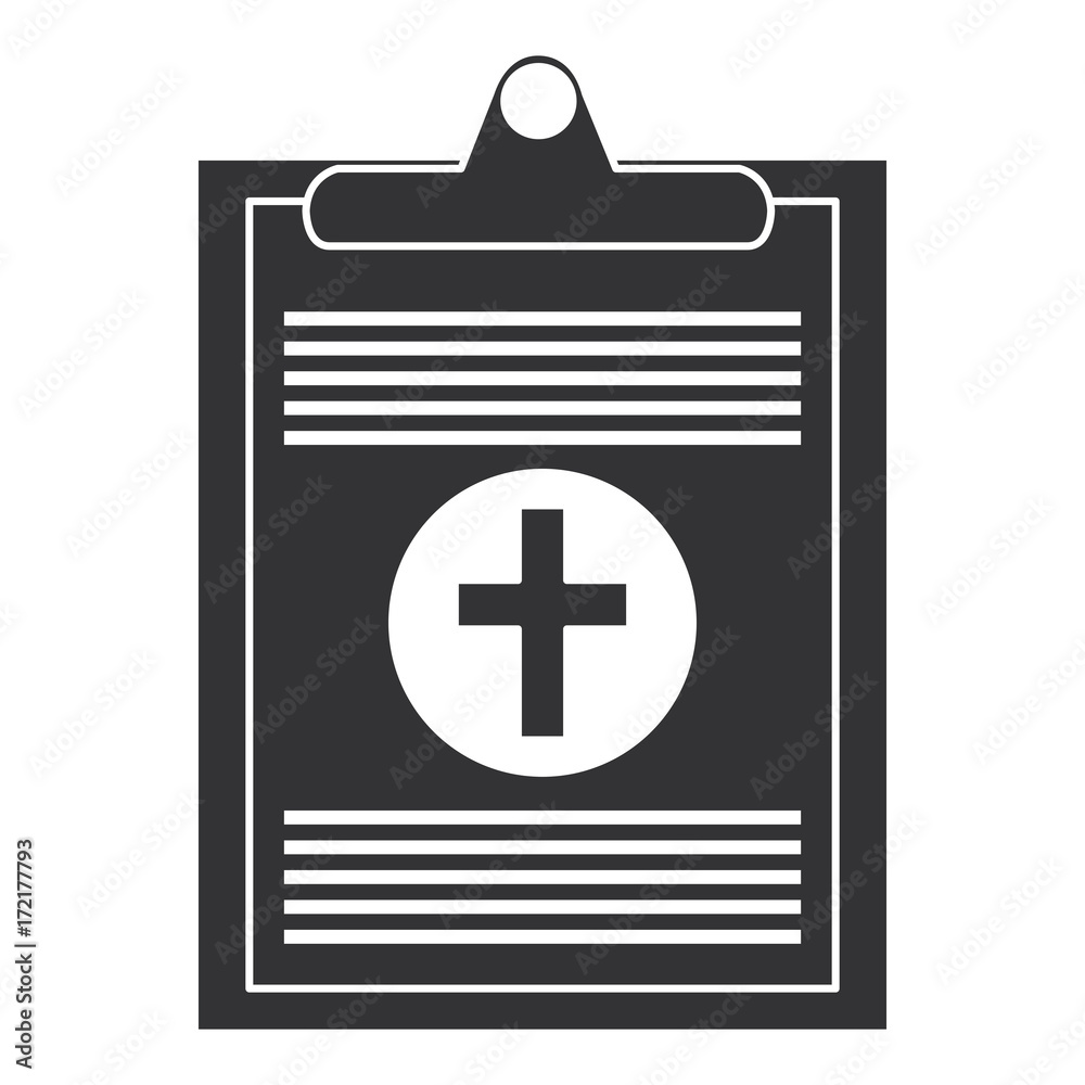 Fototapeta premium medical order isolated icon