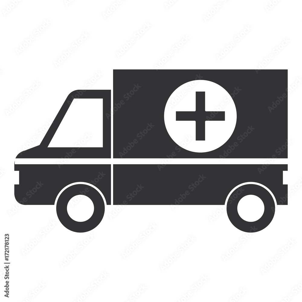 ambulance vehicle isolated icon ambulance vehicle isolated icon
