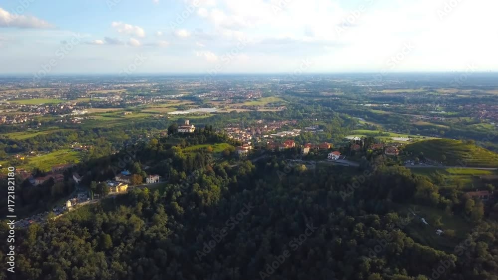 montevecchia aerial view montevecchia aerial view