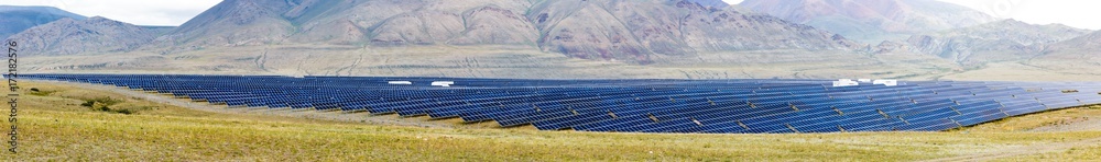 solar power plant in the Chu valley solar power plant in the Chu valley